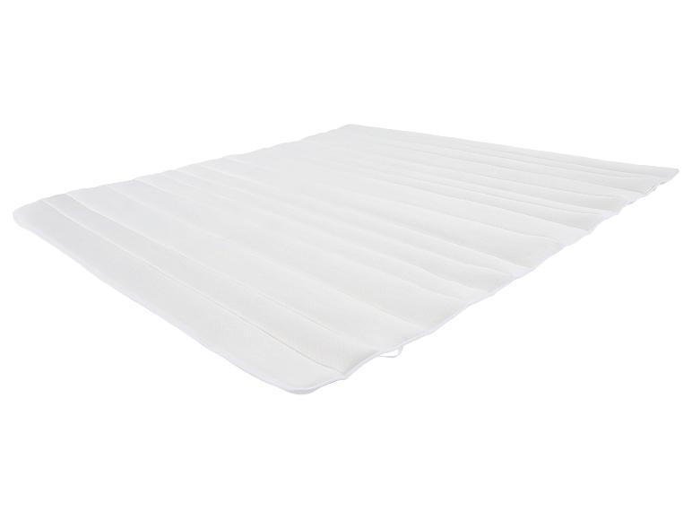 Surmatelas blanc avec coutures horizontales