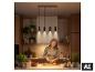 Suspension LED BRILONER au-dessus d'un îlot de cuisine [image générée par l'IA]