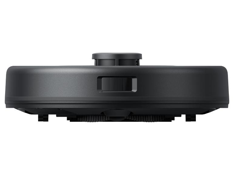 Aspirateur robot noir avec capteur de navigation supérieur