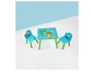 Une table et des chaises pour enfants sur le thème de Peppa Pig.