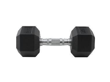 CRIVIT Haltère court hexagonal, 12,5 kg