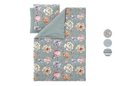 LIVARNO® Parure de lit double face en satin microfibre, 240 x 220 cm