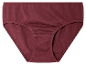 Culottes bordeaux pour femmes en coton.