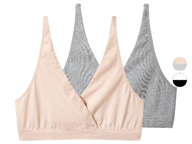 ESMARA® Soutiens-gorge d'allaitement pour femmes, 2 pièces.