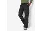 Pantalon cargo noir avec cordon de serrage