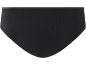 Culotte noire pour femme avec une fine texture côtelée
