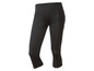 Leggings de sport noirs à taille haute avec des poches.
