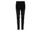 Legging de sport noir avec des détails gris.