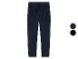Pantalon cargo bleu marine avec des ourlets élastiques.
