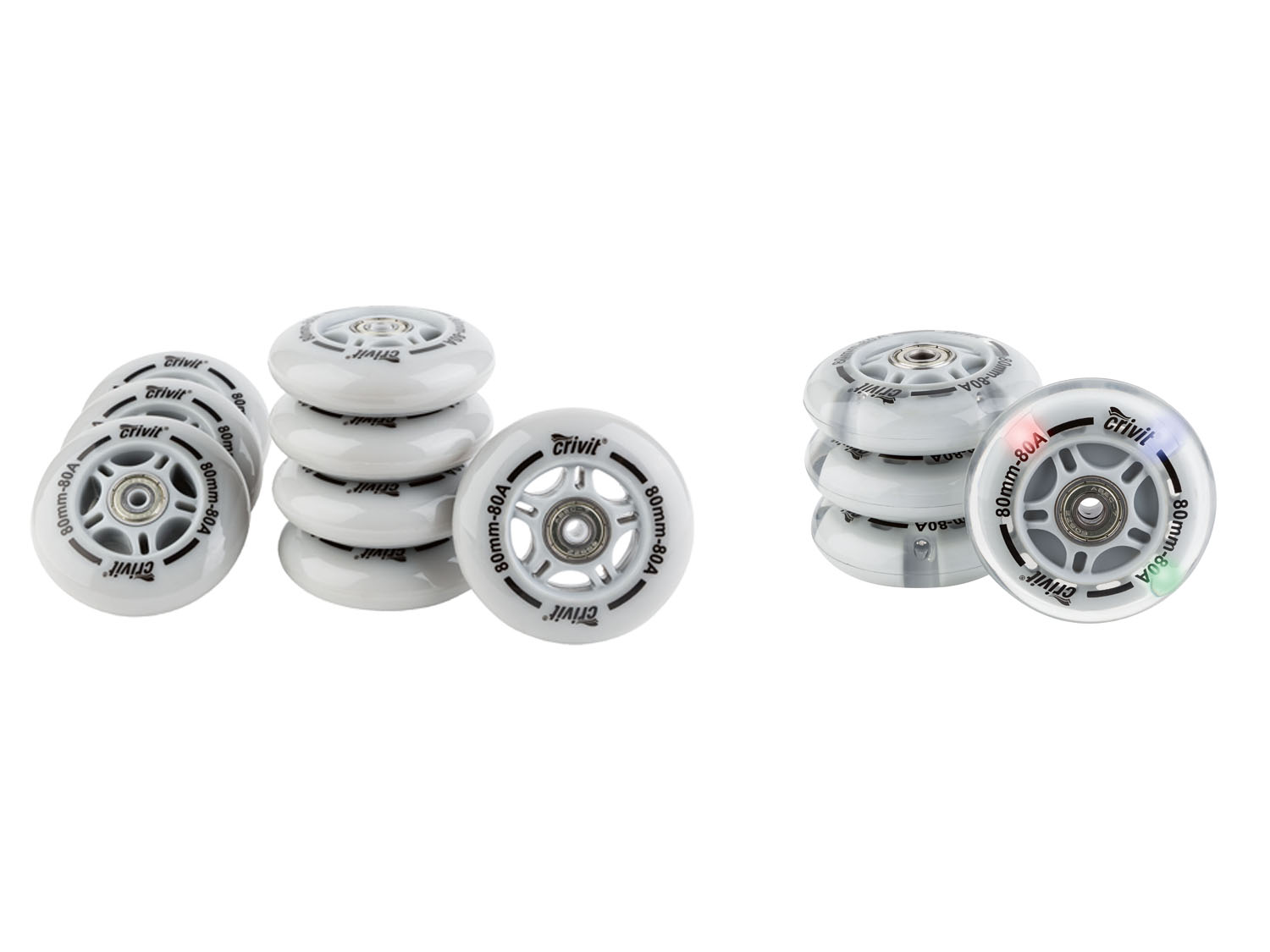 CRIVIT Set de roues pour patins