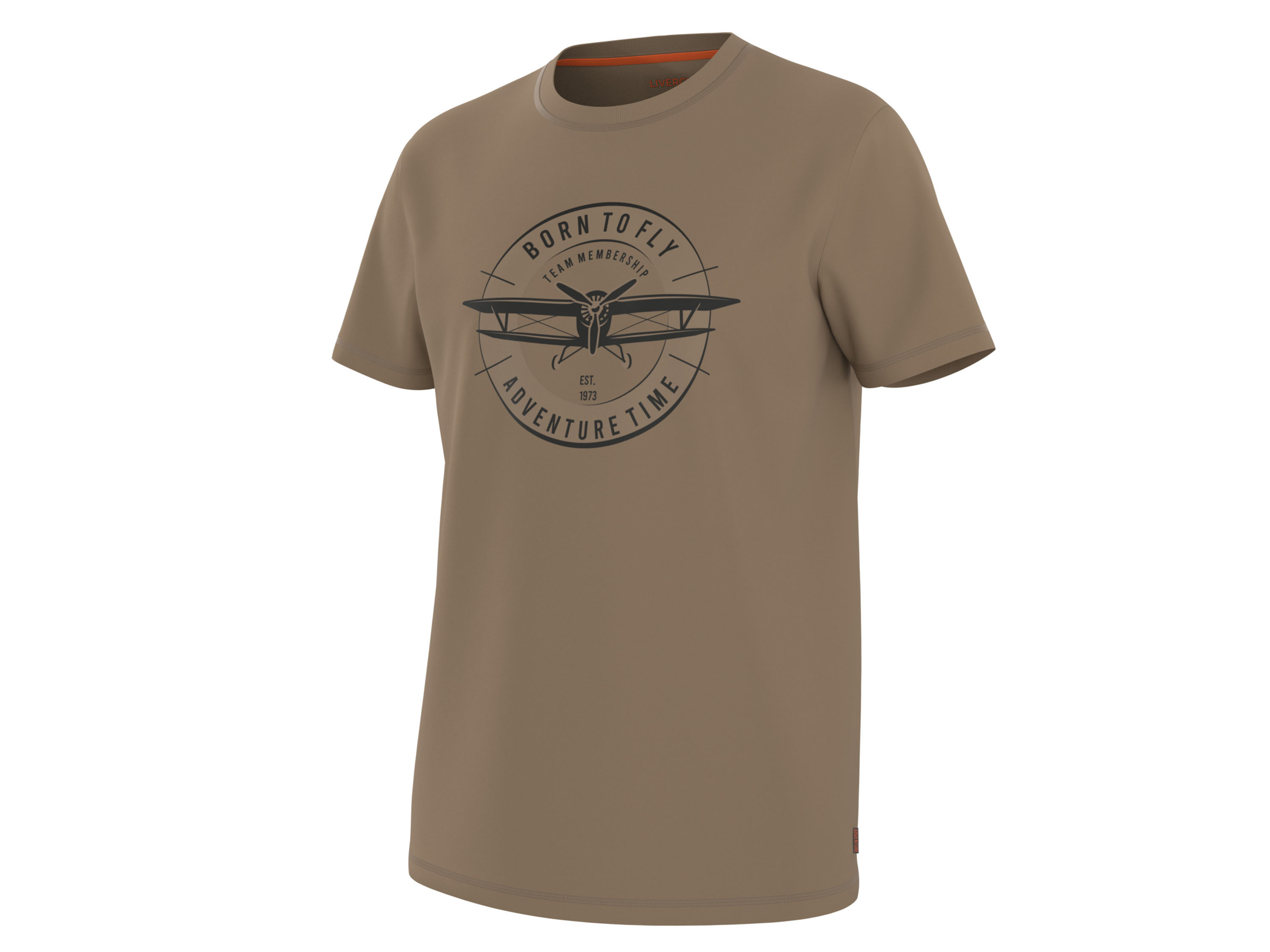 LIVERGY® T-shirt homme (marron, M)