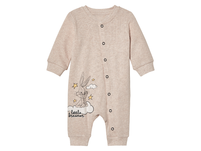 Combinaison bébé beige avec Bugs Bunny.