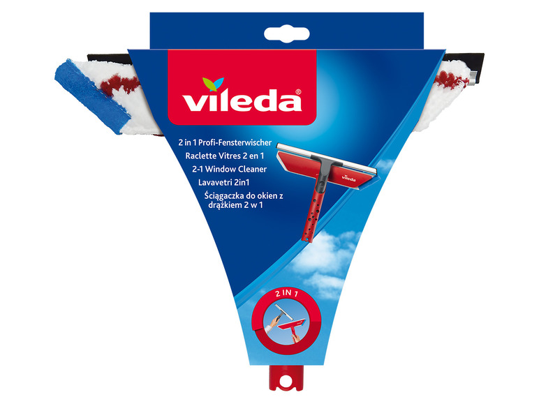 Vileda raclette 2 en 1 avec pulvérisateur