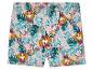 Shorts rose à motif tropical et Skye de Pat' Patrouille.