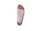 Chaussette rayée rose et blanche avec la taille 31-34