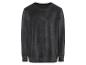 Un sweat-shirt gris foncé à manches longues.
