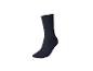 Chaussette individuelle bleu foncé sur fond blanc