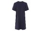 Robe t-shirt bleu marine, vêtement décontracté.