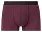 Un boxer de couleur bordeaux avec une bande noire à la taille.