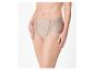 Culotte beige femme avec dentelle.