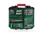 Coffret d'outils Parkside : mètred ruban, tournevis, forets et cutter.