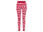 Leggings rouges à motif de Noël