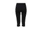 Leggings noirs 7/8, style sportif.