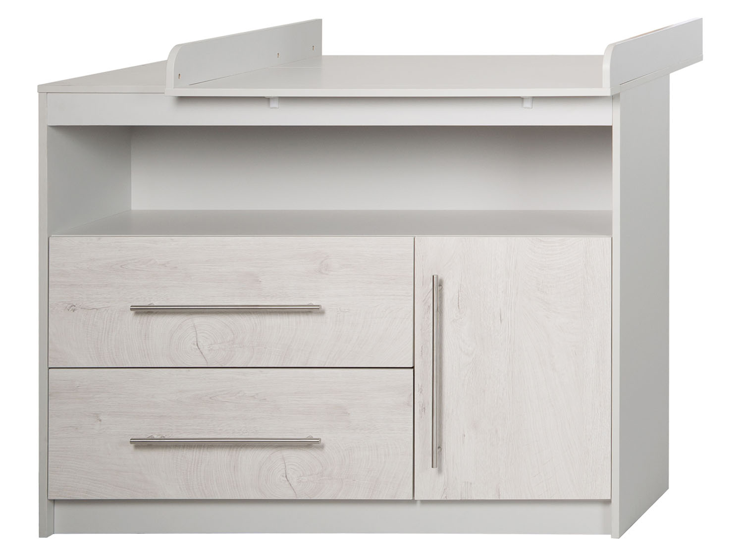 ROBA Commode Maren 2 + Table à Langer – / Chêne Blanchi - vue 2