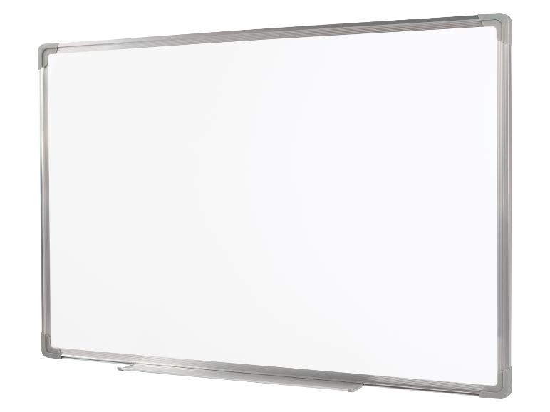 Tableau blanc avec cadre en aluminium et porte-marqueurs