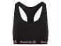 Un soutien-gorge de sport noir de Reebok.