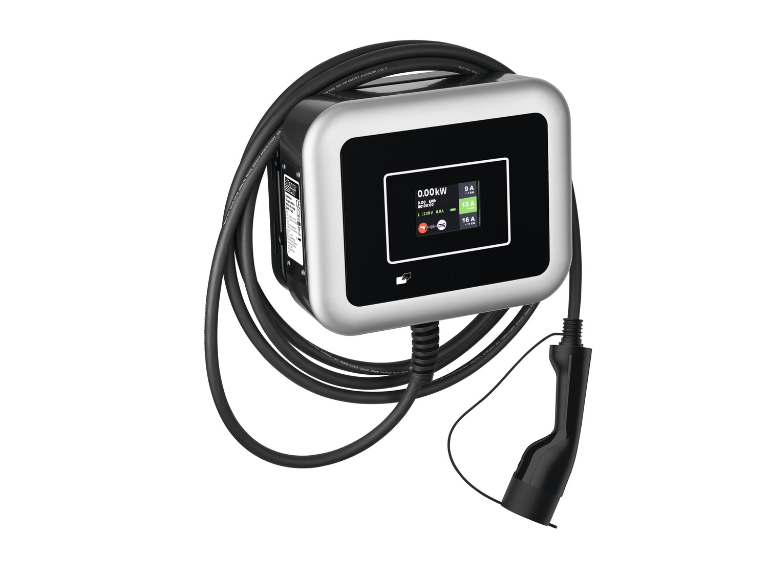 Chargeur mobile 11kW  Prise de courant d'alimentation de type 2 à