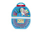 Une trousse Barbie avec des crayons de couleur, des feutres et des crayons de cire.