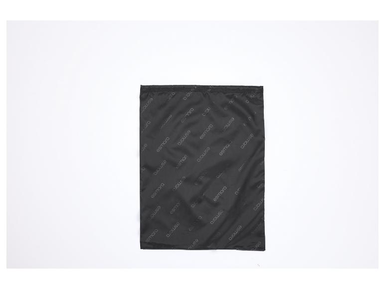 Sac en tissu noir avec le logo Esmara imprimé