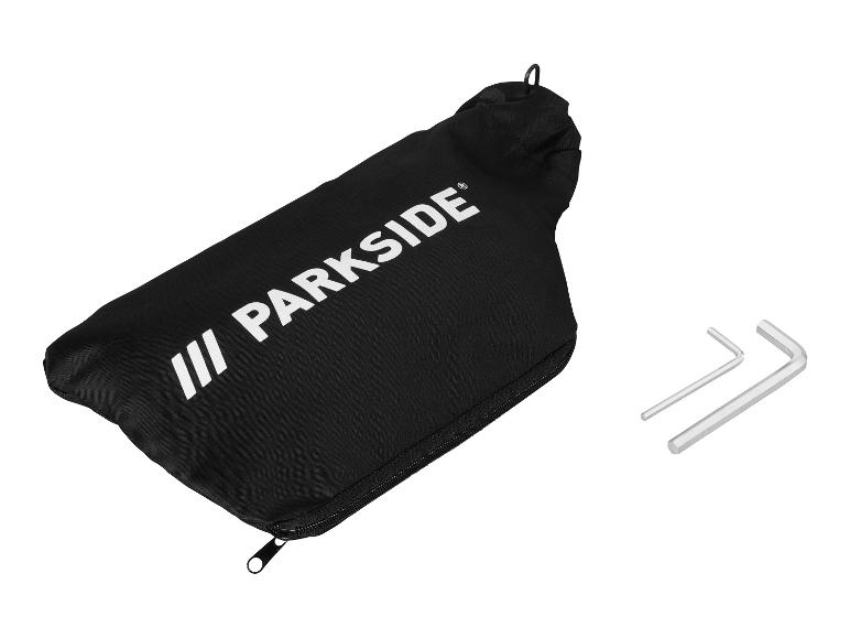 Sac à outils noir zippé avec deux clés Allen.