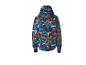 Veste à capuche avec un motif abstrait.