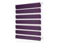 Stores horizontaux de couleur violet et blanc avec cordon de tirage