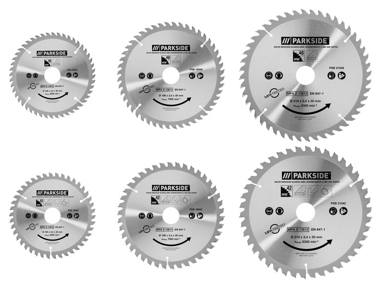 Aller en mode plein écran : PARKSIDE® Lame de scie circulaire - Image 1