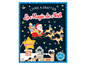 Un livre de Noël avec des pages scintillantes à colorier avec un stylet inclus.