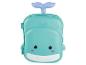 Valise enfant baleine turquoise, style marin.
