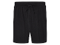 Shorts de sport noirs avec cordon.