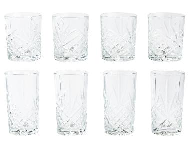 LIVARNO home Lot de 4 verres à whisky ou longdrink