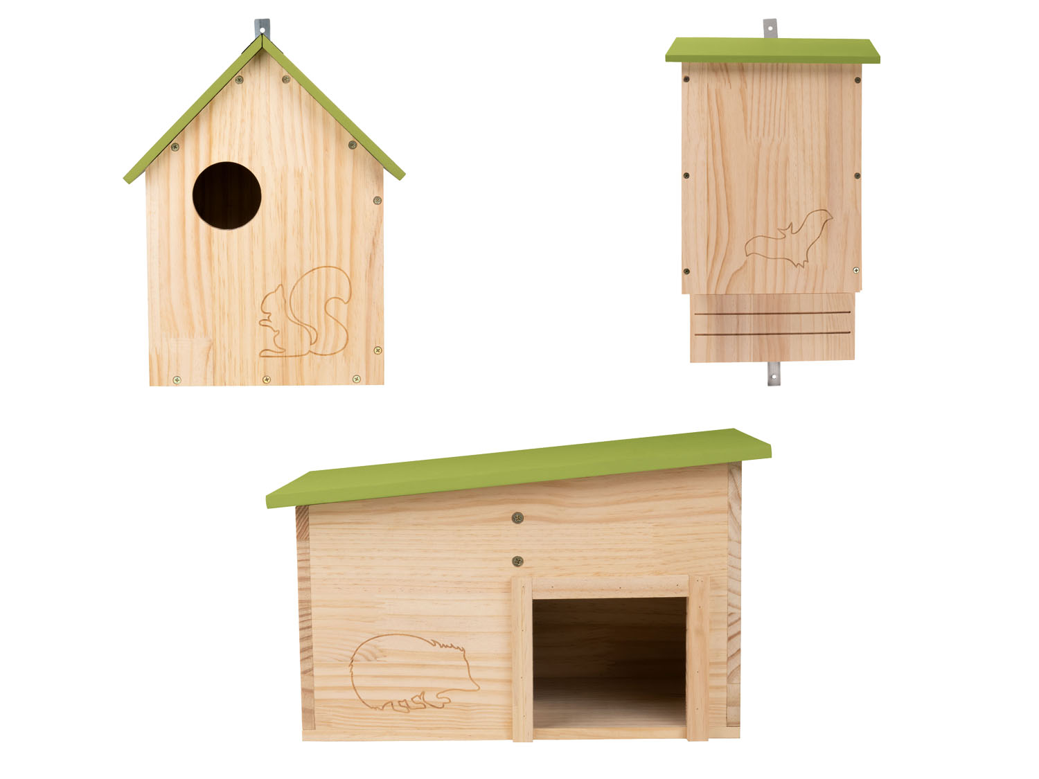 zoofari® Gîte à hérisson,  gîte à écureuil ou gîte à chauve-souris