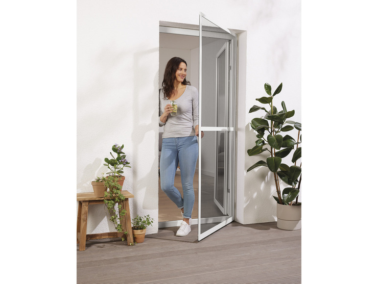 Aller en mode plein écran : LIVARNO home Moustiquaire de porte en aluminium, 100 x 210 cm - Image 7