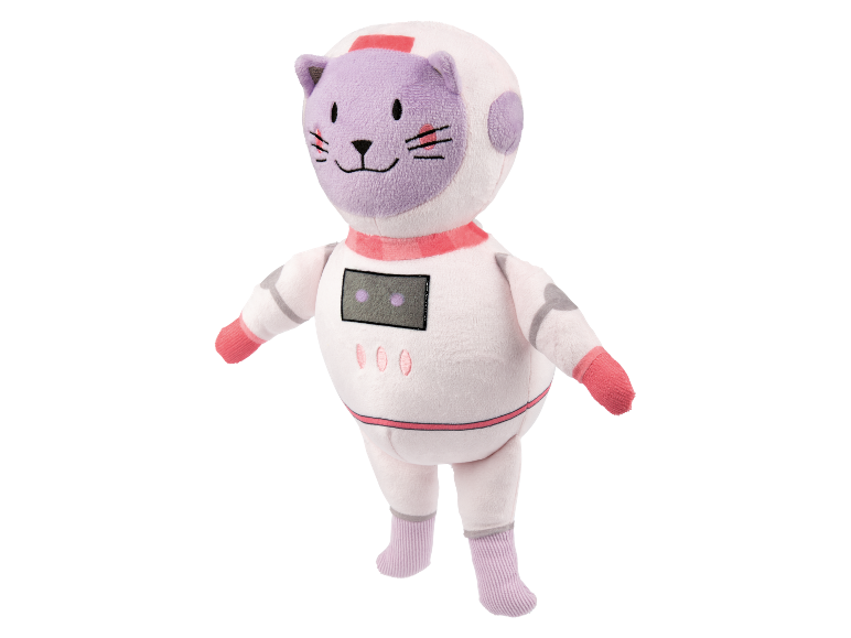 Peluche chat astronaute.