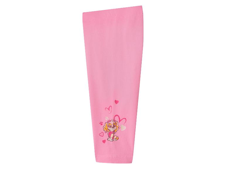 Short rose avec imprimé chiot et cœurs