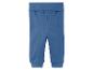 Pantalon de jogging bleu pour bébé.