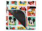 Une couverture de pique-nique Mickey Mouse avec différents personnages Disney.