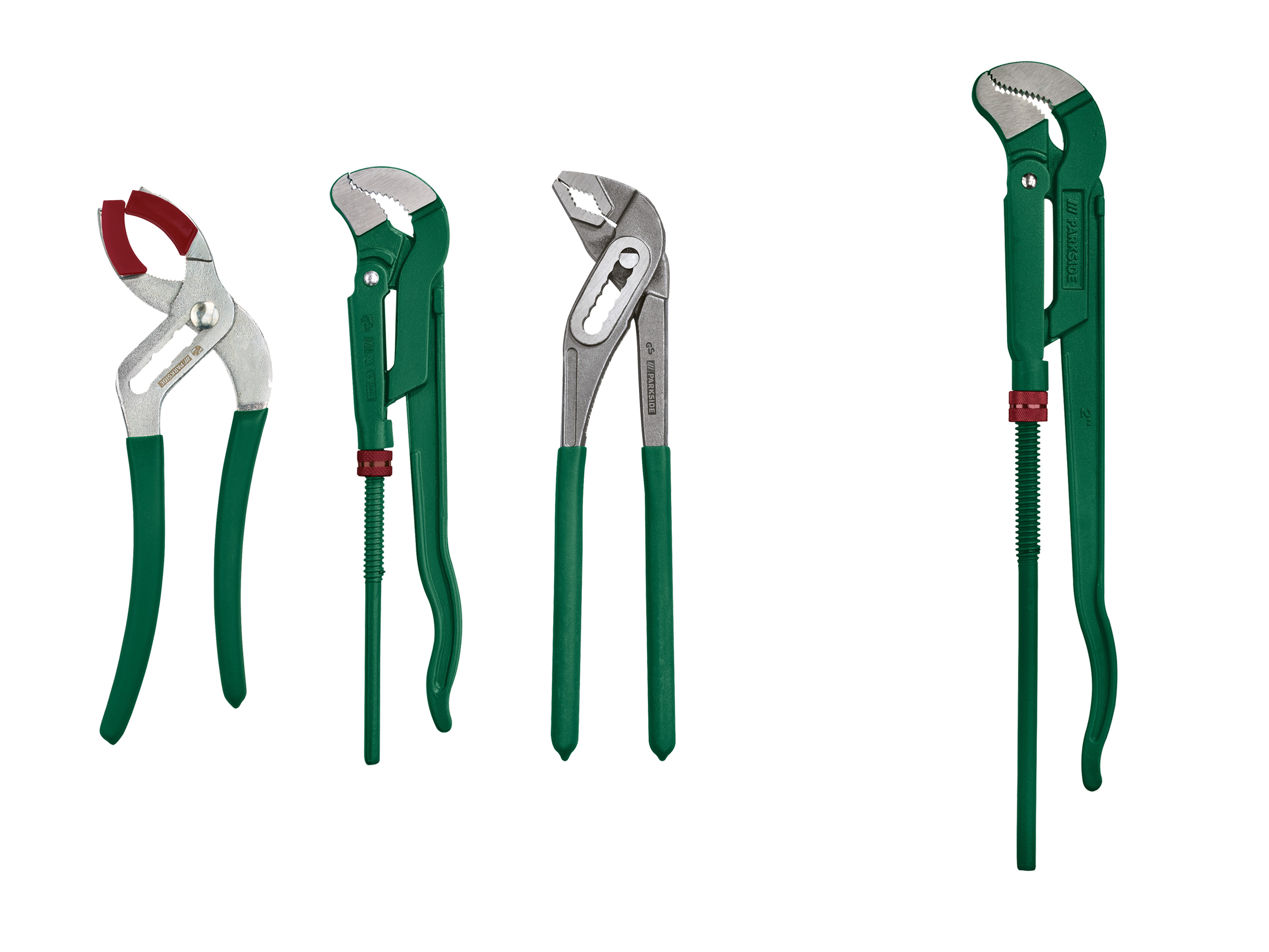 PARKSIDE® Jeu de pinces sanitaires 3 pièces ou Pince pour tuyaux d'angle