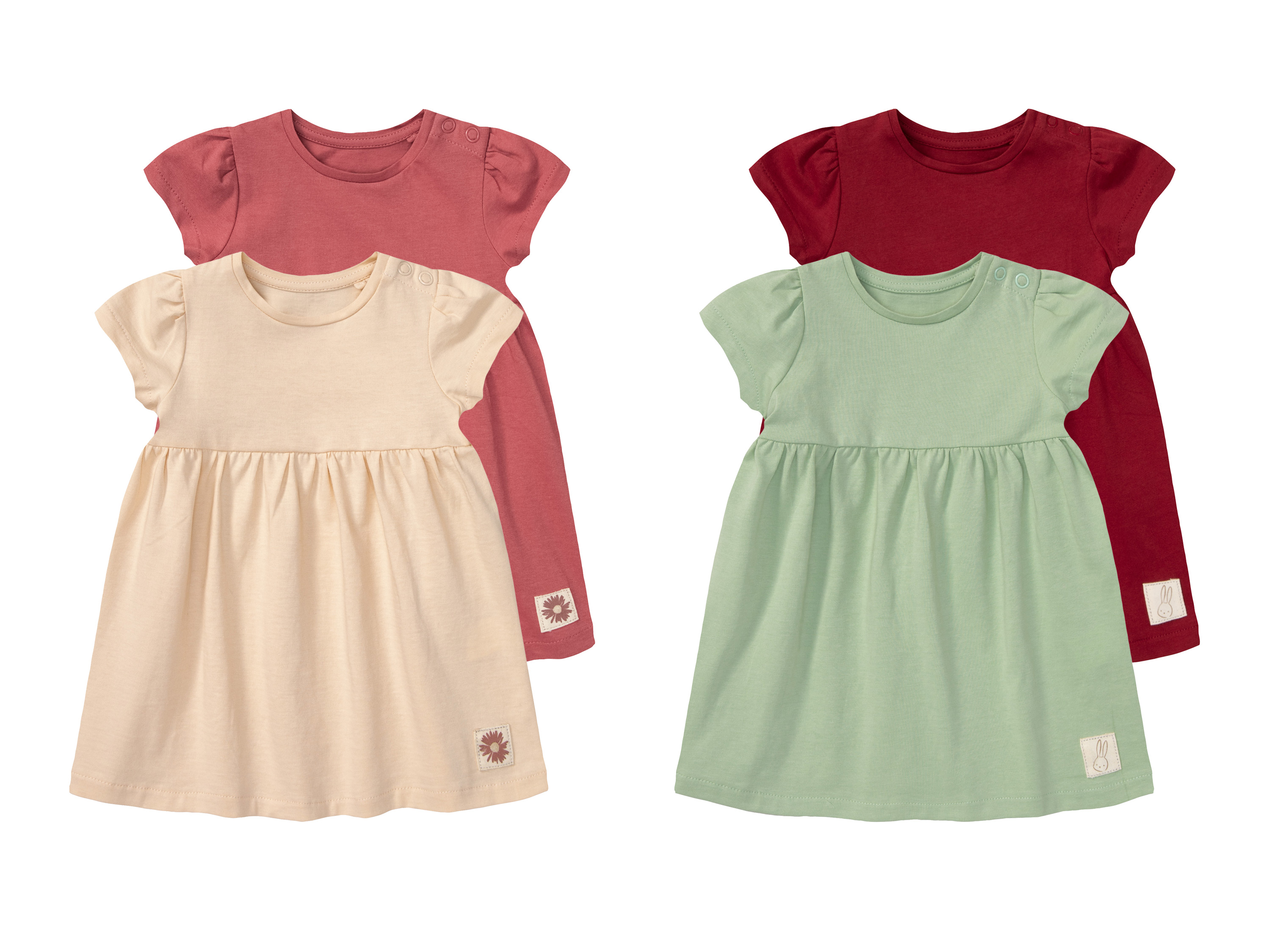 lupilu® Lot de 2 robes bébé