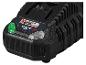 Batterie rechargeable noire avec indicateur de charge et logo X20V Team.